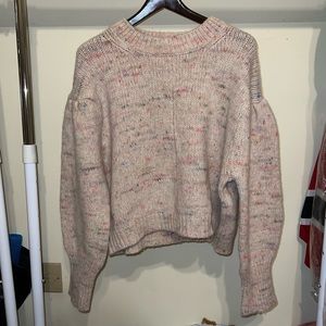 Something Navy Donegal Crewneck Sweater